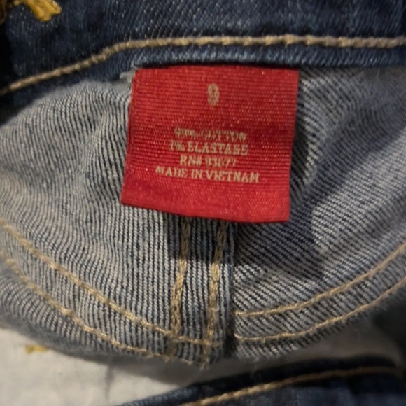 Arizona Jean Company Women’s Deep Indigo Cropped Jeans – Classic Denim Crop Pant - Picture 3 of 4